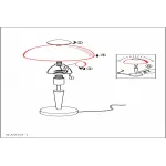 Настольная лампа декоративная Eglo ПРОМО Solo 1 85104 Цвет арматуры никель от ImperiumLoft