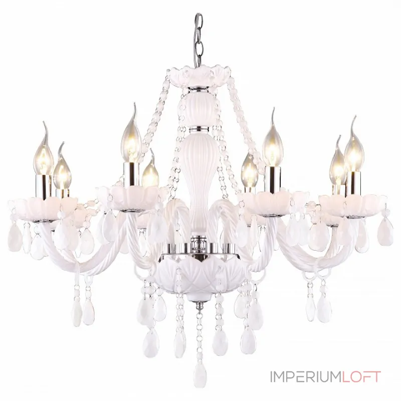 Подвесная люстра Arte Lamp Teatro A3964LM-8WH Подвесная люстра Arte Lamp Teatro A3964LM-8WH