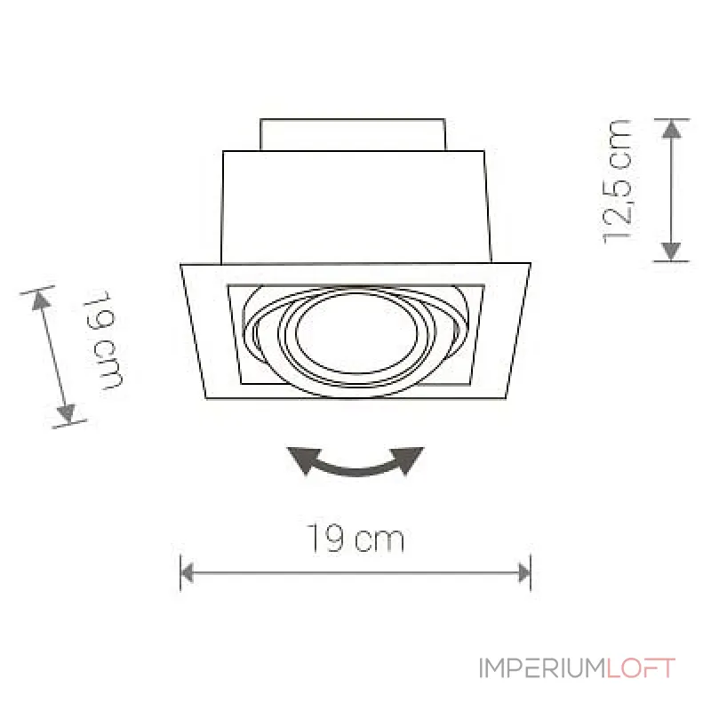 Встраиваемый светильник Nowodvorski Downlight 9573 от ImperiumLoft