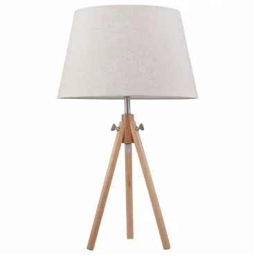 Настольная лампа декоративная Maytoni Calvin Z177-TL-01-BR Цвет арматуры коричневый Цвет плафонов кремовый