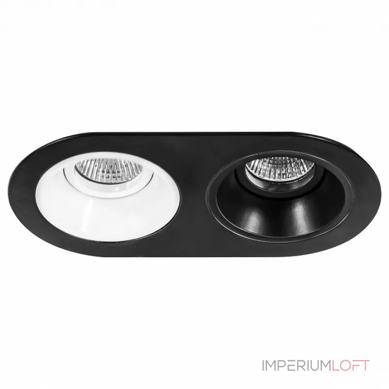 Встраиваемый светильник Lightstar Domino D6570607 цвет арматуры черно-белый от ImperiumLoft Встраиваемый светильник Lightstar Domino D6570607 цвет арматуры черно-белый от ImperiumLoft
