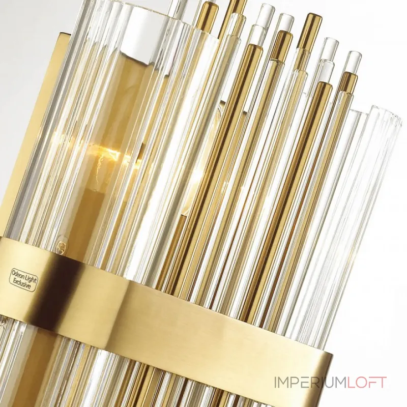 Накладной светильник Odeon Light Empire 4853/6W Цвет плафонов прозрачный Цвет арматуры золото от ImperiumLoft
