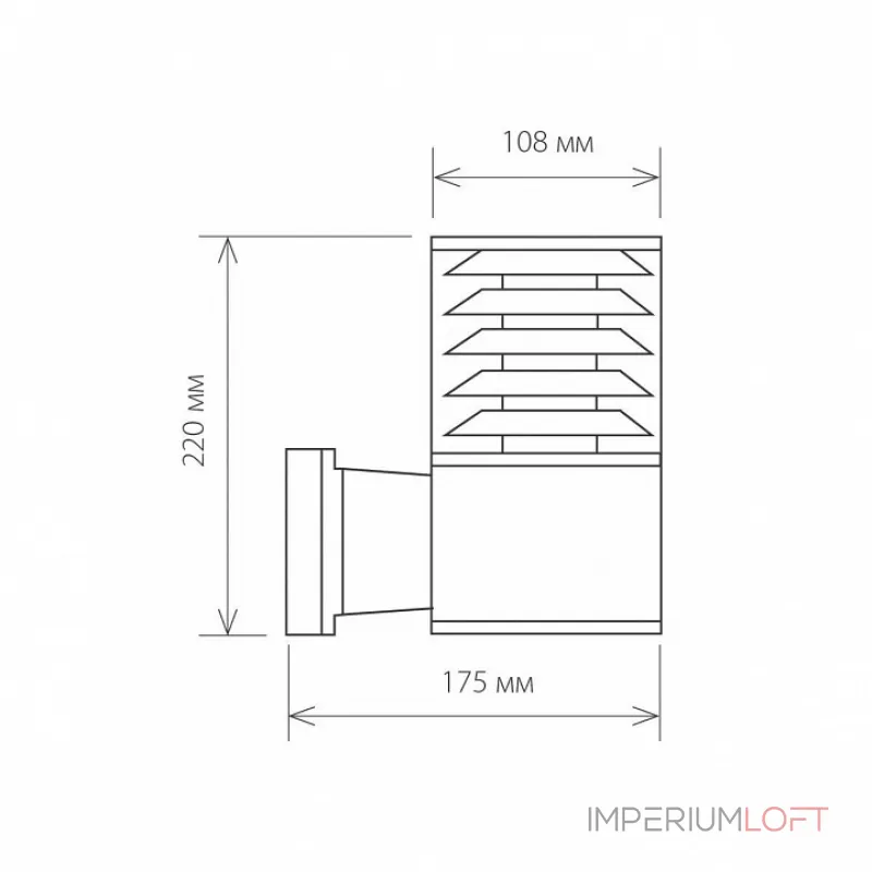 Светильник на штанге Elektrostandard Techno 1408 Techno 1408 черный от ImperiumLoft