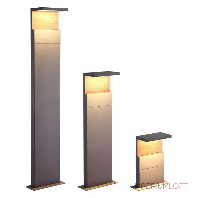 Наземный низкий светильник Mantra Ruka 6772 Цвет арматуры серый Цвет плафонов белый от ImperiumLoft Наземный низкий светильник Mantra Ruka 6772 Цвет арматуры серый Цвет плафонов белый от ImperiumLoft