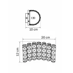 Накладной светильник Lightstar Onda 741622 Цвет арматуры золото Цвет плафонов прозрачный от ImperiumLoft
