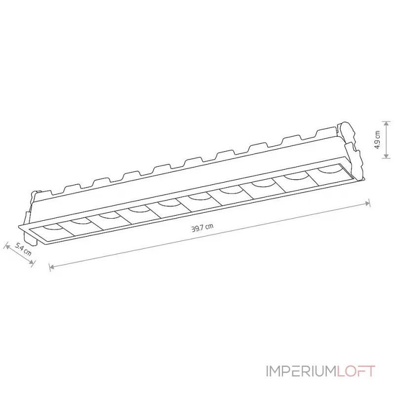 Встраиваемый светильник Nowodvorski Midi Led 10063 от ImperiumLoft Встраиваемый светильник Nowodvorski Midi Led 10063 от ImperiumLoft