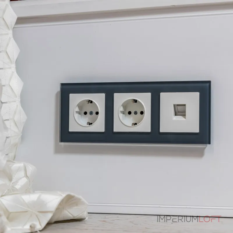 Розетка телефонная RJ-11 без рамки Werkel белый W1182001 от ImperiumLoft Розетка телефонная RJ-11 без рамки Werkel белый W1182001 от ImperiumLoft