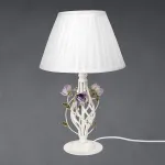 Настольная лампа декоративная Vitaluce V1790 V1790-0/1L Цвет арматуры белый Цвет плафонов белый от ImperiumLoft