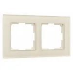 Рамка на 2 поста Werkel Favorit молочный W0021141 от ImperiumLoft