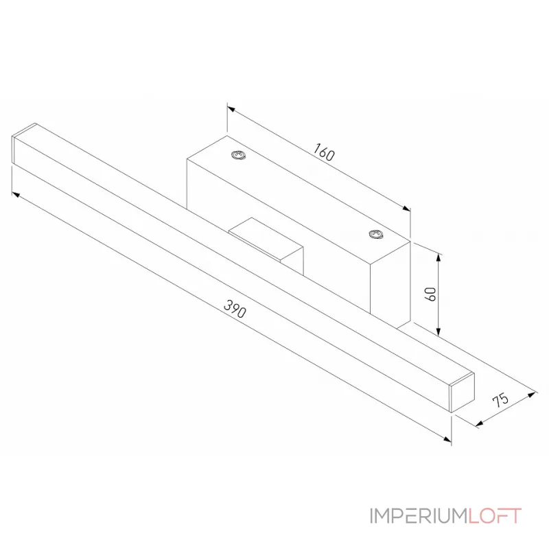 Подсветка для картины Elektrostandard Rino 40121/LED черный от ImperiumLoft Подсветка для картины Elektrostandard Rino 40121/LED черный от ImperiumLoft