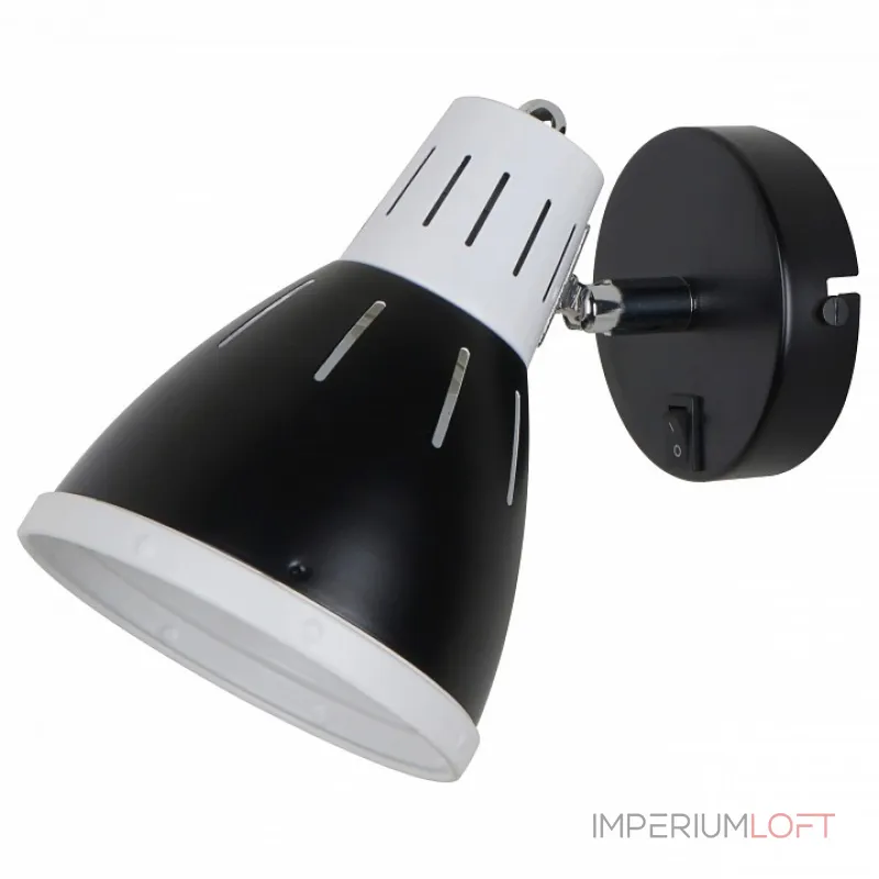 Бра Arte Lamp Marted A2215AP-1BK Цвет арматуры черный Цвет плафонов черный от ImperiumLoft Бра Arte Lamp Marted A2215AP-1BK Цвет арматуры черный Цвет плафонов черный от ImperiumLoft
