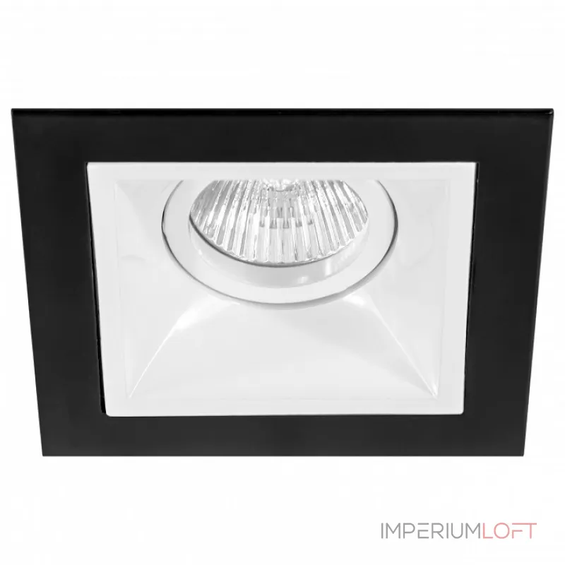 Встраиваемый светильник Lightstar Domino D51706 цвет арматуры черно-белый от ImperiumLoft Встраиваемый светильник Lightstar Domino D51706 цвет арматуры черно-белый от ImperiumLoft