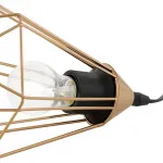 Настольная лампа декоративная Eglo Tarbes 94197 Цвет арматуры черный Цвет плафонов медь от ImperiumLoft