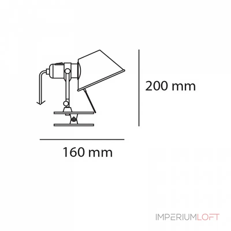 Настольная лампа офисная Artemide A010860 от ImperiumLoft Настольная лампа офисная Artemide A010860 от ImperiumLoft