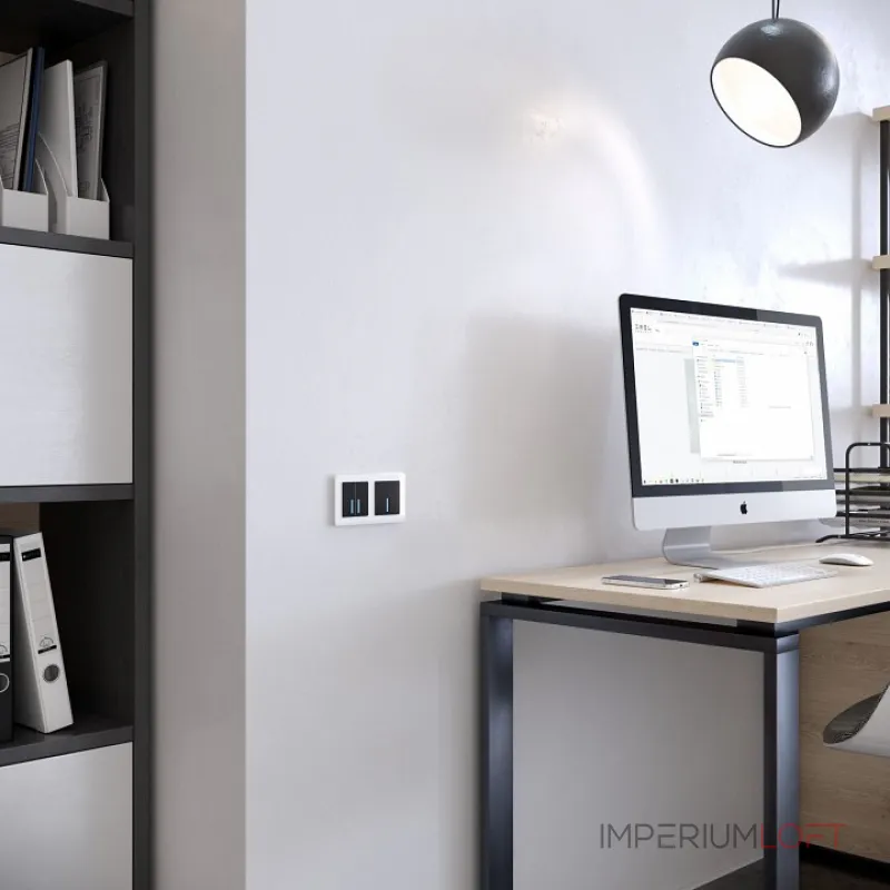 Рамка на 2 поста Werkel Acrylic белый W0022701 от ImperiumLoft