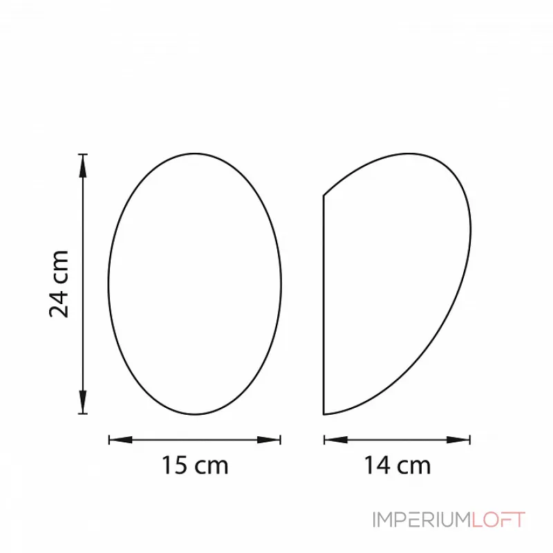 Накладной светильник Lightstar Sferetta 801600 Цвет арматуры хром от ImperiumLoft