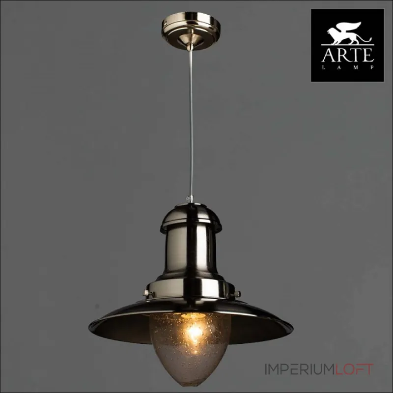 Подвесной светильник Arte Lamp Fisherman A5530SP-1SS Цвет арматуры серебро Цвет плафонов прозрачный от ImperiumLoft Подвесной светильник Arte Lamp Fisherman A5530SP-1SS Цвет арматуры серебро Цвет плафонов прозрачный от ImperiumLoft