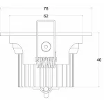 Встраиваемый светильник Deko-Light 565284 Цвет арматуры серебро от ImperiumLoft