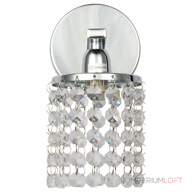 Бра Lussole Monteleto LSJ-0401-01 Цвет арматуры хром Цвет плафонов прозрачный от ImperiumLoft Бра Lussole Monteleto LSJ-0401-01 Цвет арматуры хром Цвет плафонов прозрачный от ImperiumLoft