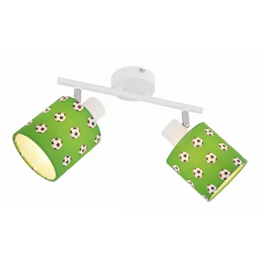 Спот Globo Lemmi 54009-2 Цвет арматуры белый Цвет плафонов зеленый