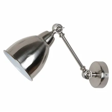 Бра Arte Lamp Braccio A2054AP-1SS Цвет арматуры серебро Цвет плафонов серебро