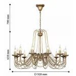 Подвесная люстра F-promo Chateau 2163-12P от ImperiumLoft