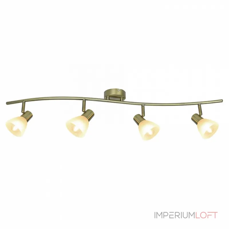 Спот Arte Lamp Parry A5062PL-4AB Цвет арматуры бронза Цвет плафонов белый от ImperiumLoft Спот Arte Lamp Parry A5062PL-4AB Цвет арматуры бронза Цвет плафонов белый от ImperiumLoft