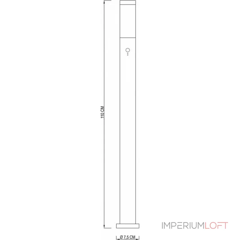 Наземный высокий светильник Deko-Light Nova II 730032 Цвет арматуры серебро Цвет плафонов белый от ImperiumLoft