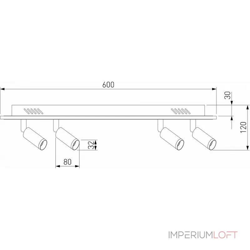 Бра Eurosvet Strake 90268/4 белый от ImperiumLoft