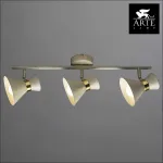 Спот Arte Lamp Baltimore A1406PL-3WG Цвет арматуры золото Цвет плафонов белый от ImperiumLoft