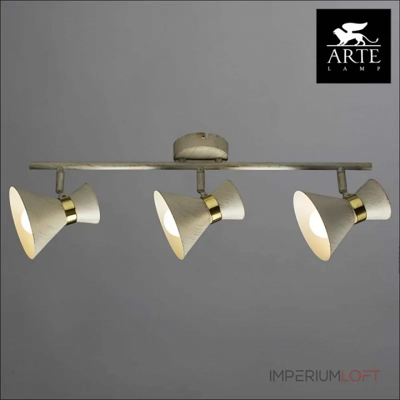 Спот Arte Lamp Baltimore A1406PL-3WG Цвет арматуры золото Цвет плафонов белый от ImperiumLoft Спот Arte Lamp Baltimore A1406PL-3WG Цвет арматуры золото Цвет плафонов белый от ImperiumLoft