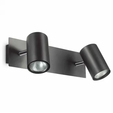 Спот Ideal Lux Spot SPOT AP2 NERO Цвет плафонов черный Спот Ideal Lux Spot SPOT AP2 NERO Цвет плафонов черный
