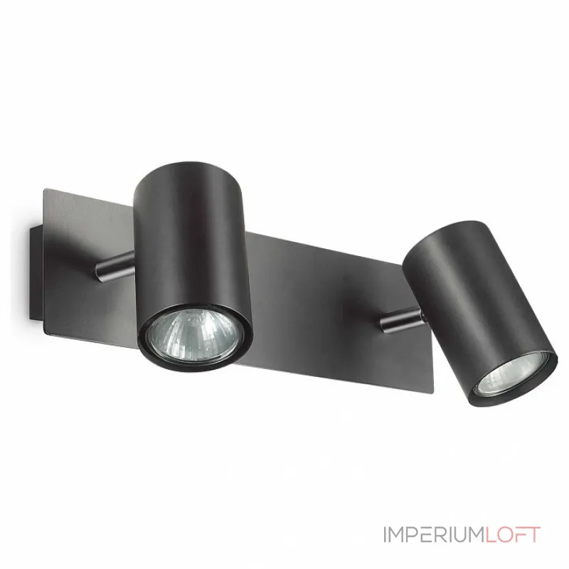 Спот Ideal Lux Spot SPOT AP2 NERO Цвет плафонов черный от ImperiumLoft Спот Ideal Lux Spot SPOT AP2 NERO Цвет плафонов черный от ImperiumLoft