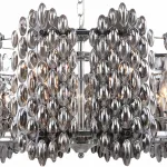 Подвесной светильник Stilfort Glazgo 1007/09/08P Цвет арматуры хром Цвет плафонов серый от ImperiumLoft