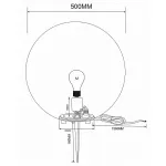 Шар световой Maytoni Erda O594FL-01W1 от ImperiumLoft
