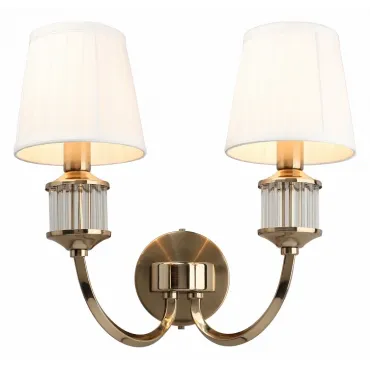 Бра Aployt Zhaklin APL.744.01.02 Цвет арматуры золото Цвет плафонов белый