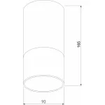Накладной светильник Elektrostandard Light LED 35139/H черный от ImperiumLoft