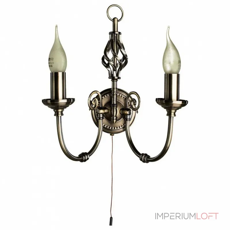 Бра Arte Lamp Zanzibar A8392AP-2AB Цвет арматуры бронза Цвет плафонов прозрачный от ImperiumLoft Бра Arte Lamp Zanzibar A8392AP-2AB Цвет арматуры бронза Цвет плафонов прозрачный от ImperiumLoft