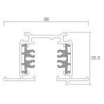 Трек встраиваемый Deko-Light Line Built 710069 от ImperiumLoft