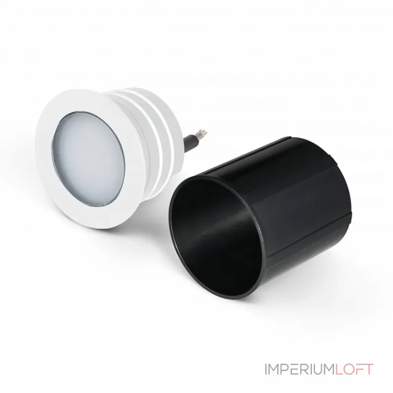 Встраиваемый в дорогу светильник Elektrostandard 1108 a049753 Цвет плафонов белый Цвет арматуры белый от ImperiumLoft