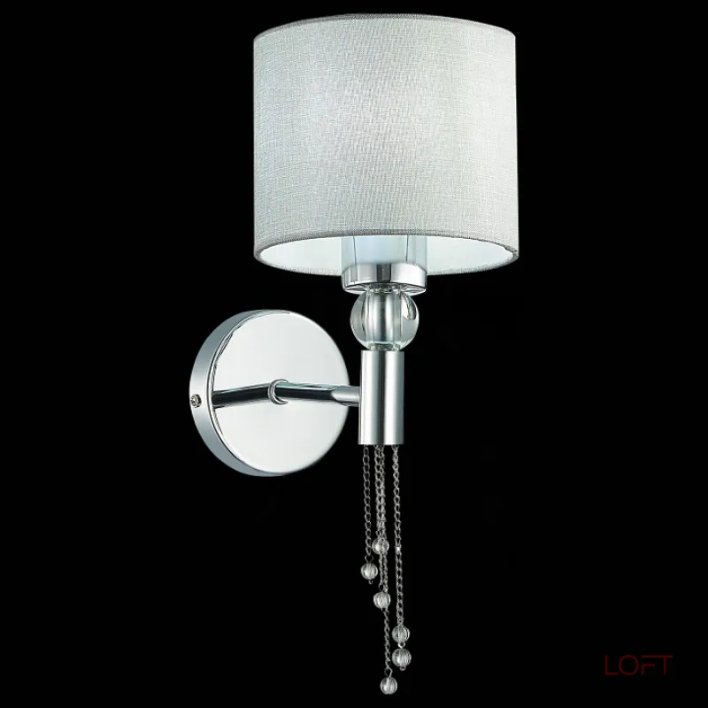 Бра EVOLUCE Primma SLE105171-01 Цвет плафонов серый Цвет арматуры хром от ImperiumLoft