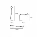 Основание для настольной лампы Artemide Tolomeo Mini 11Вт K 1531010A от ImperiumLoft