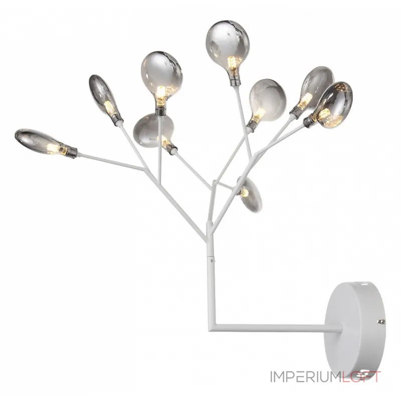 Бра ST-Luce Riccardo SL411.511.09 Цвет арматуры белый Цвет плафонов серый от ImperiumLoft Бра ST-Luce Riccardo SL411.511.09 Цвет арматуры белый Цвет плафонов серый от ImperiumLoft