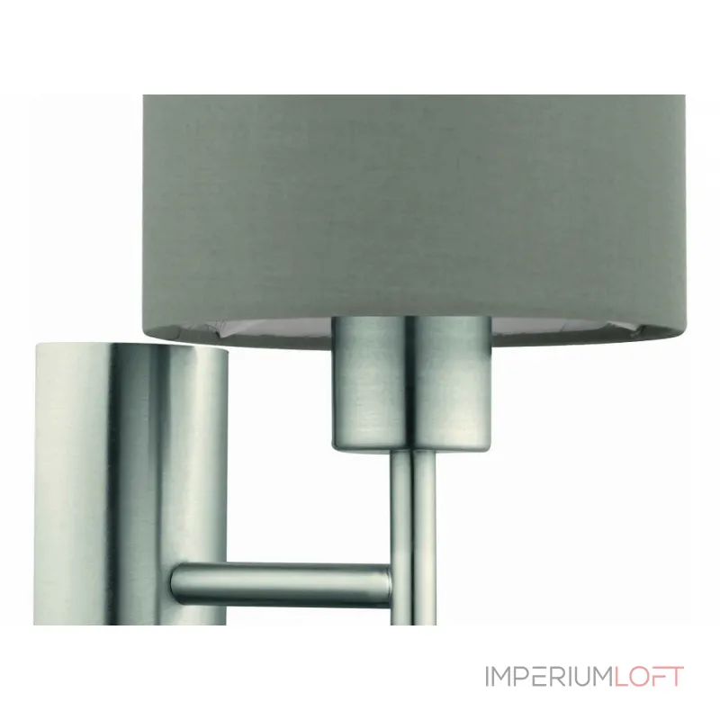 Бра Eglo ПРОМО Pasteri 94925 Цвет плафонов серый Цвет арматуры никель от ImperiumLoft