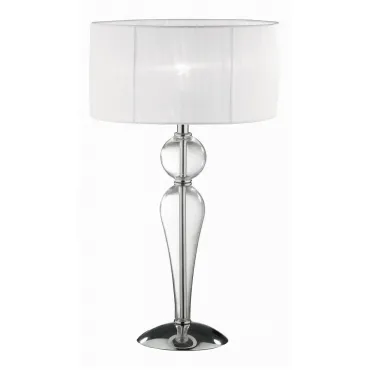 Настольная лампа декоративная Ideal Lux Duchessa DUCHESSA TL1 BIG Цвет арматуры хром Настольная лампа декоративная Ideal Lux Duchessa DUCHESSA TL1 BIG Цвет арматуры хром