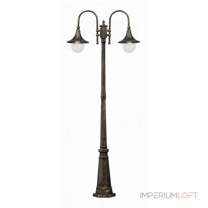Фонарный столб Ideal Lux Cima CIMA PT2 Цвет арматуры черный Цвет плафонов прозрачный от ImperiumLoft Фонарный столб Ideal Lux Cima CIMA PT2 Цвет арматуры черный Цвет плафонов прозрачный от ImperiumLoft