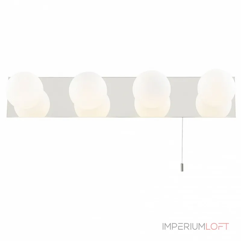 Накладной светильник Arte Lamp Aqua A4444AP-4CC Цвет арматуры хром Цвет плафонов белый от ImperiumLoft Накладной светильник Arte Lamp Aqua A4444AP-4CC Цвет арматуры хром Цвет плафонов белый от ImperiumLoft