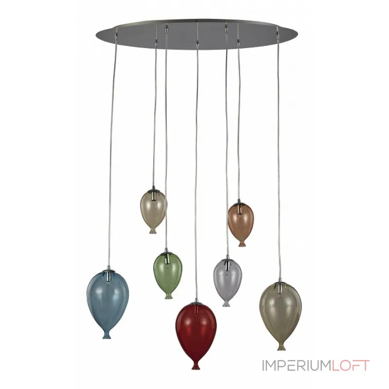 Подвесной светильник Ideal Lux Clown CLOWN SP7 COLOR Подвесной светильник Ideal Lux Clown CLOWN SP7 COLOR