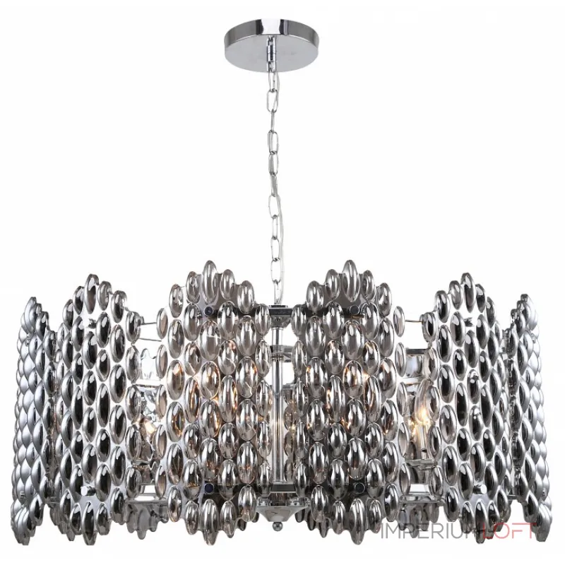 Подвесной светильник Stilfort Glazgo 1007/09/08P Цвет арматуры хром Цвет плафонов серый от ImperiumLoft