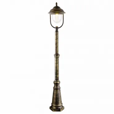 Фонарный столб Arte Lamp Barcelona A1487PA-1BN Цвет арматуры золото Цвет плафонов прозрачный